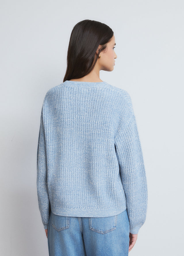 Mixed yarn sweater