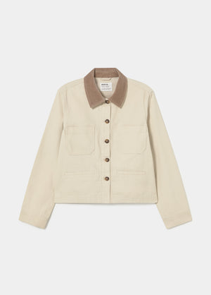 Kurze Jacke mit vorderen Taschen