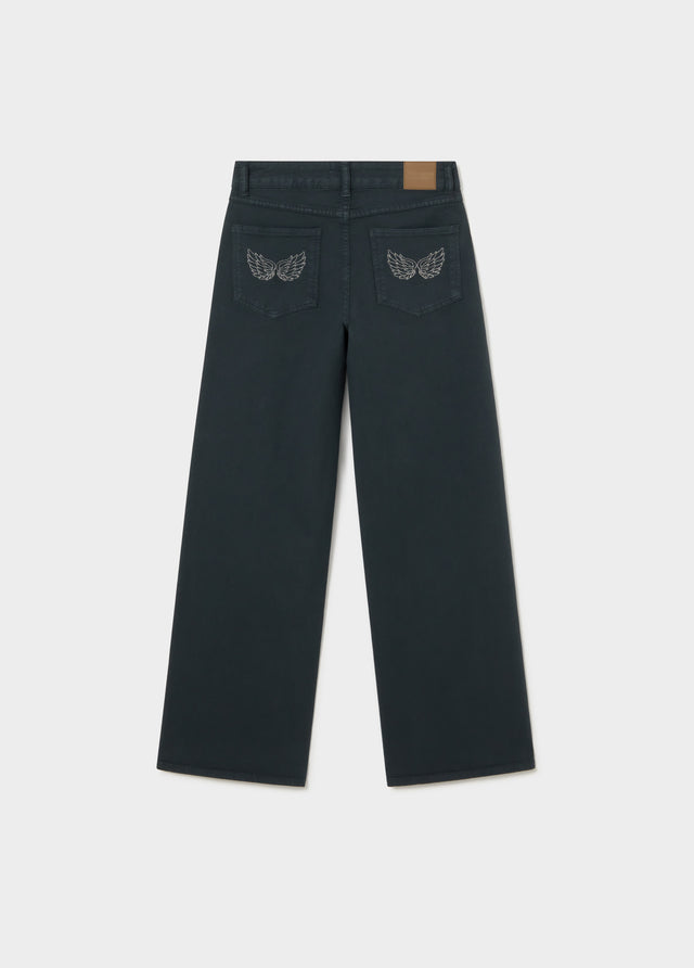 Pantalón recto alas
