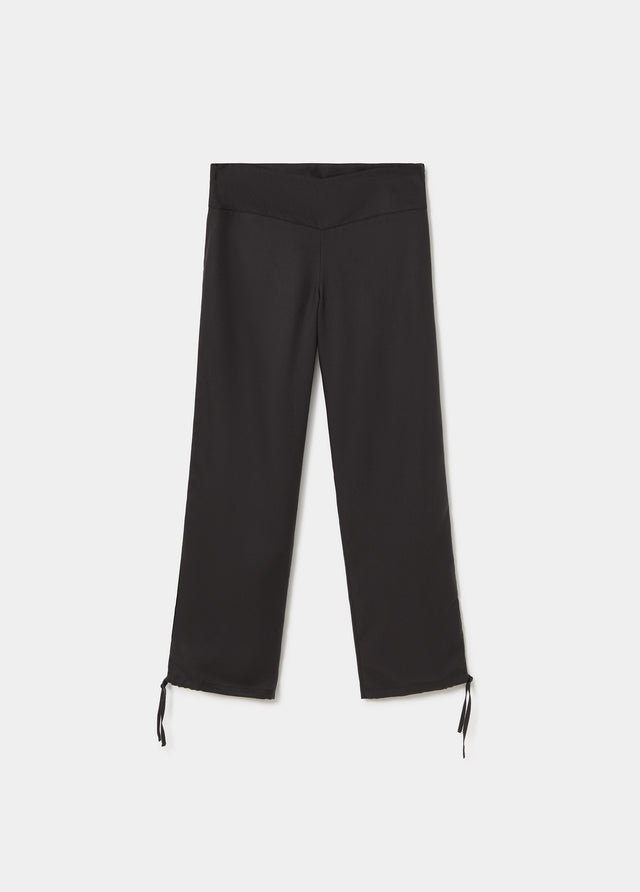 Low drop-crotch pants