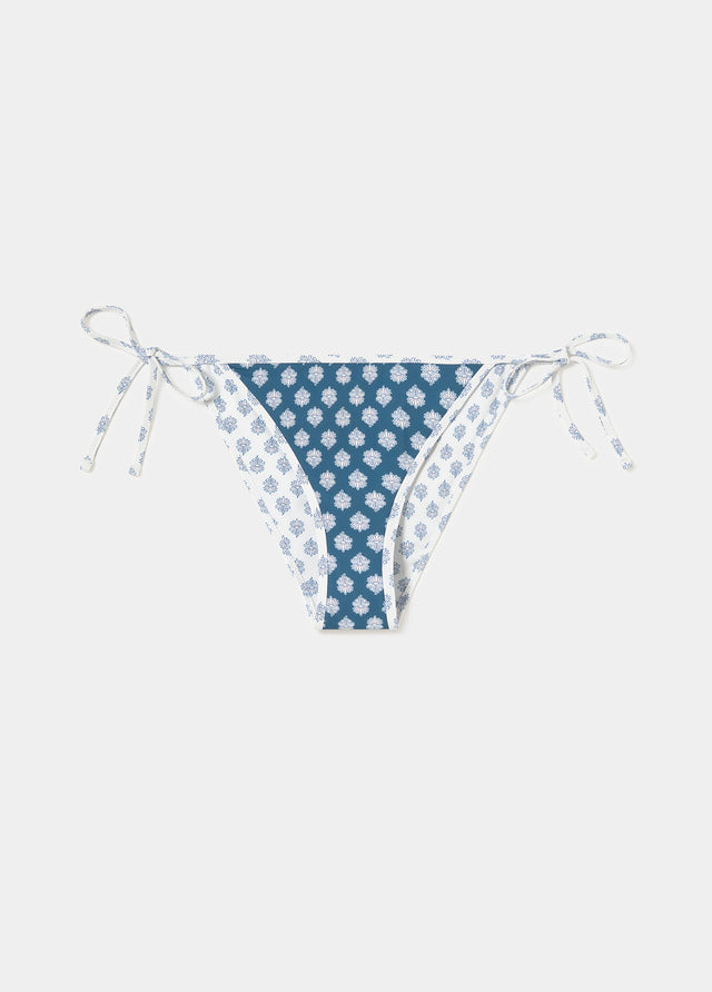Culotte nouée réversible imprimée