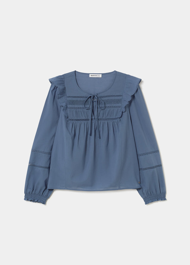 Ruffled blouse