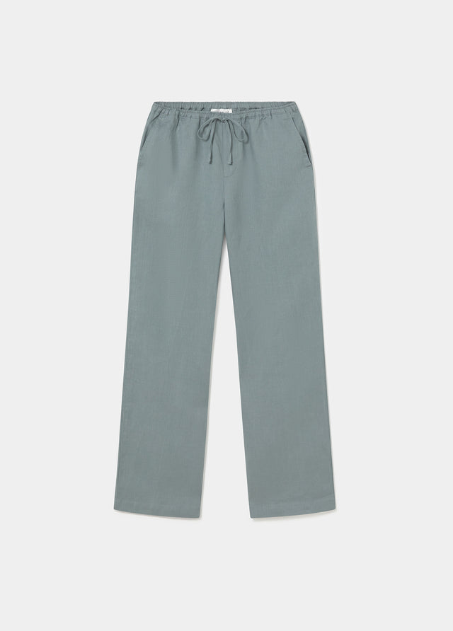 Flowy pants with patch pocket