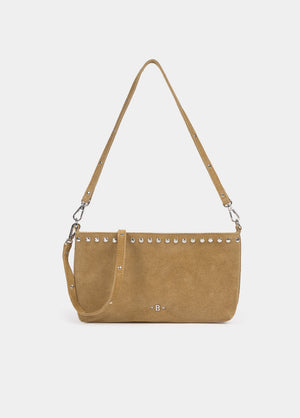 Leather studded bag