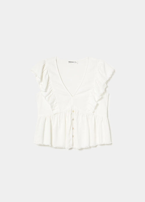 Ruffled blouse