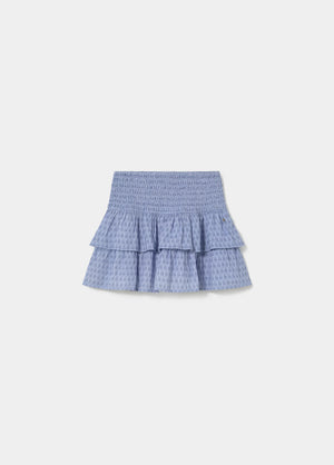 Falda volantes estampado