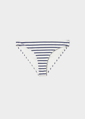 Nautical woven stripe bikini bottoms