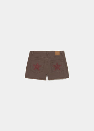 Glitter patch shorts