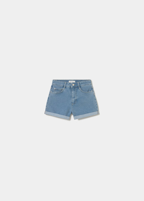 Basic turned-up shorts