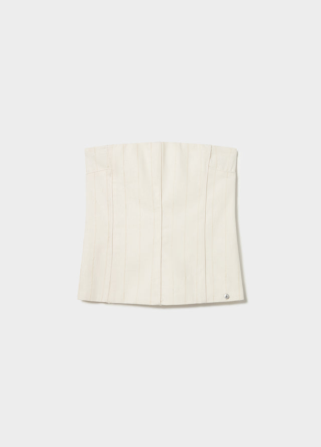 Knitted bandeau top