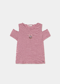 Cut-out dog t-shirt