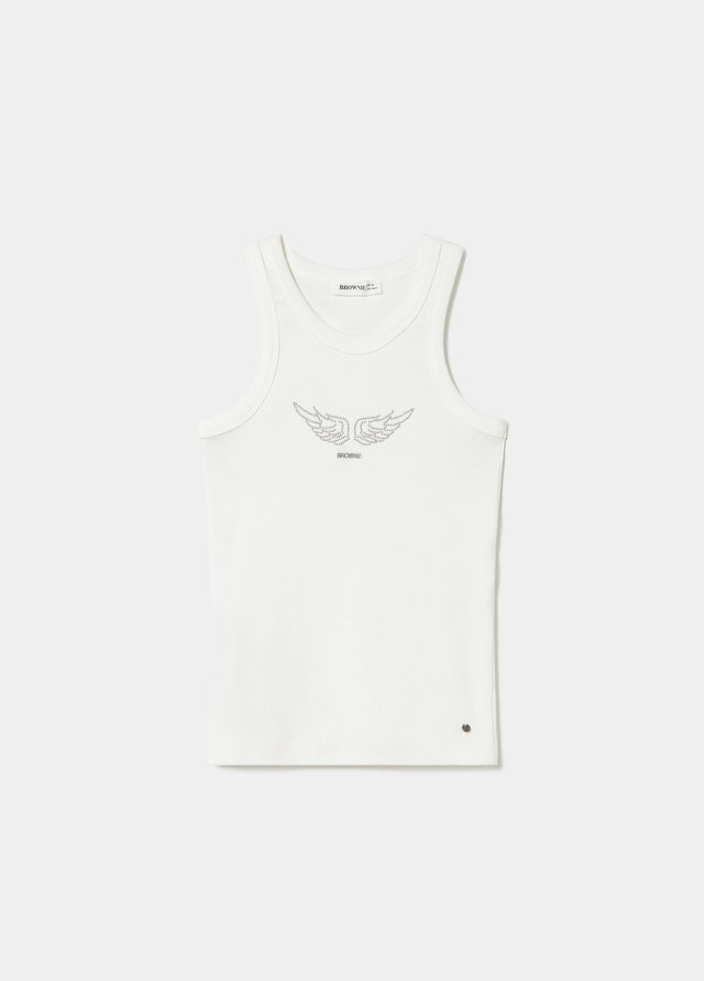 Studded wings top