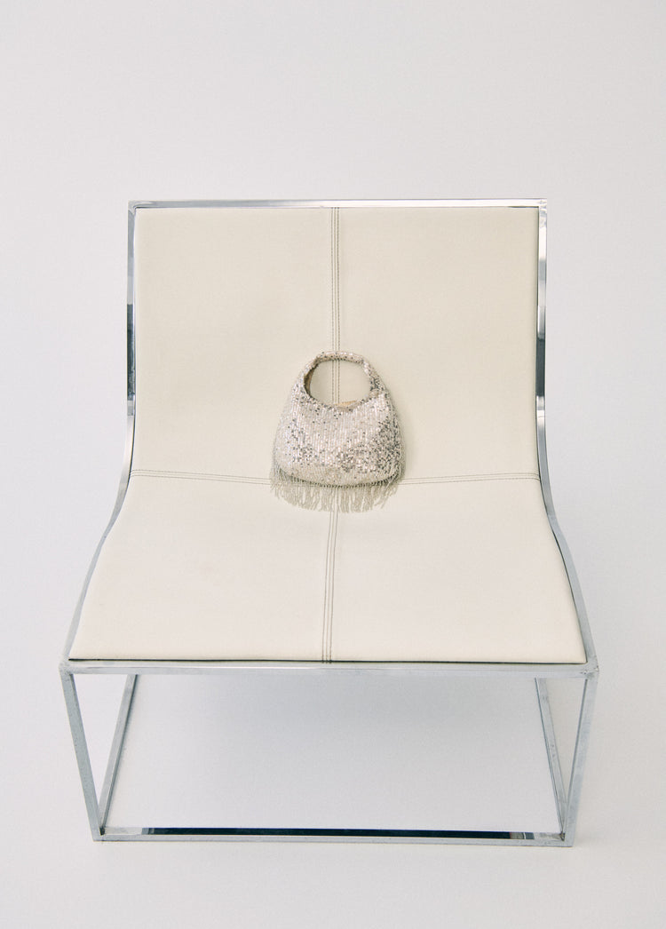 Tasche mit Kette und Pailletten  