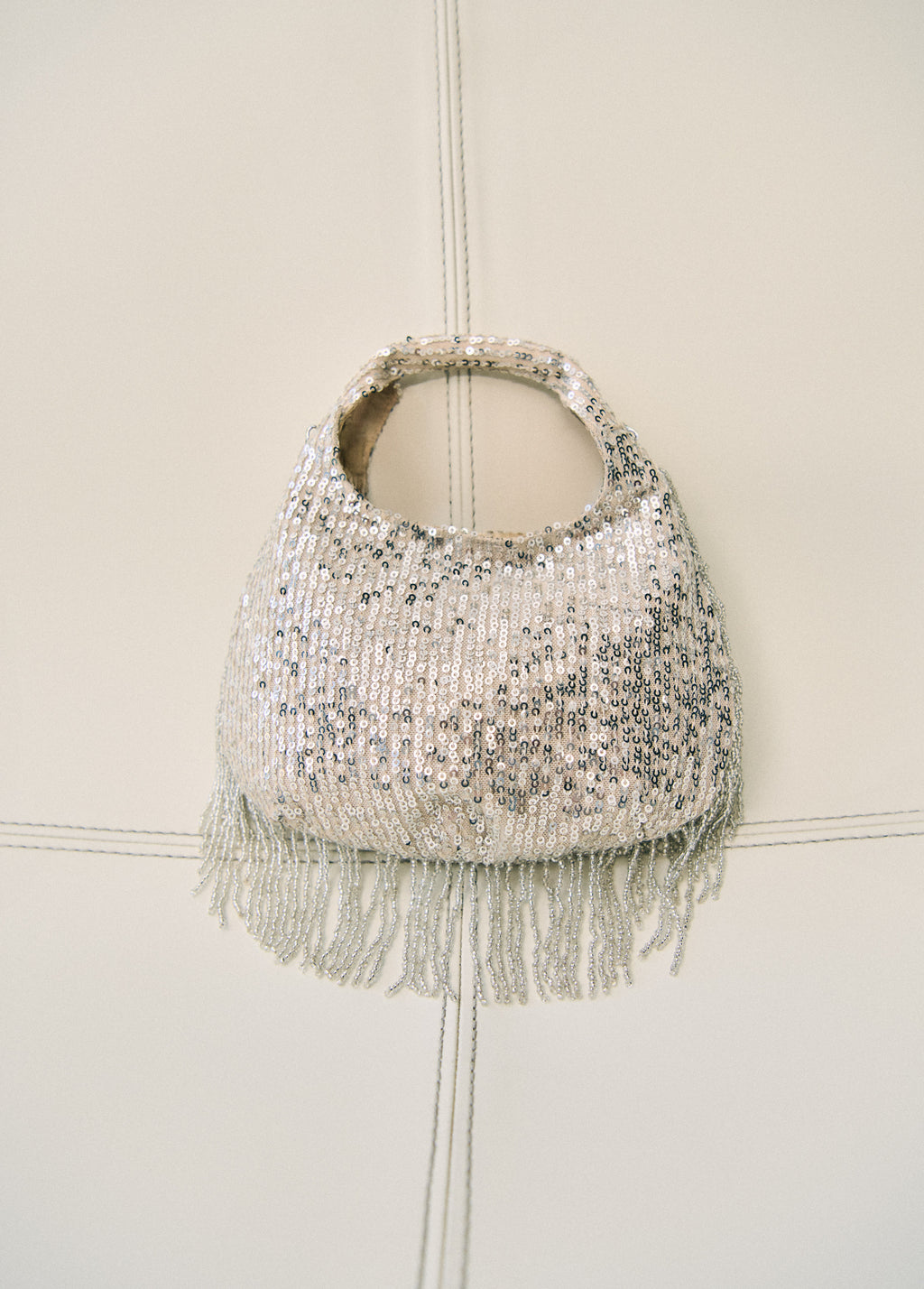 Sequin chain bag
