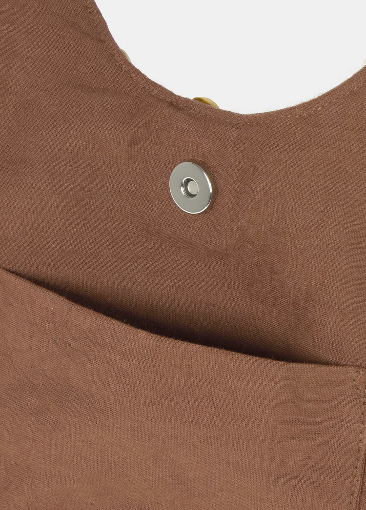 Bolso pequeño mano nácar