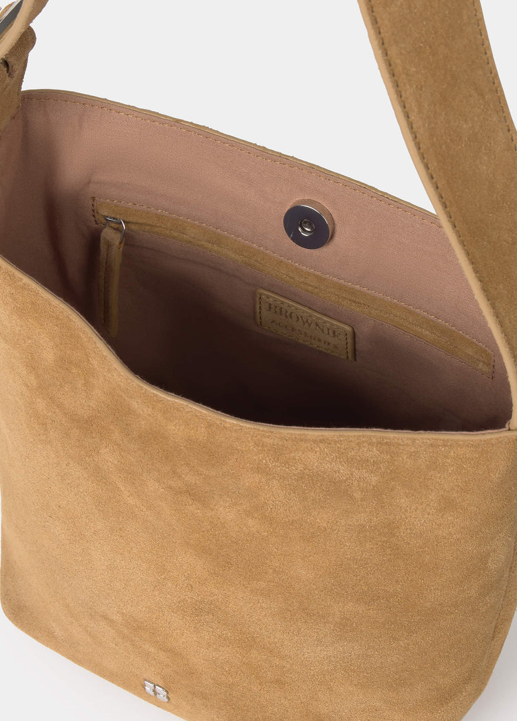 Ledertasche mit Zugband