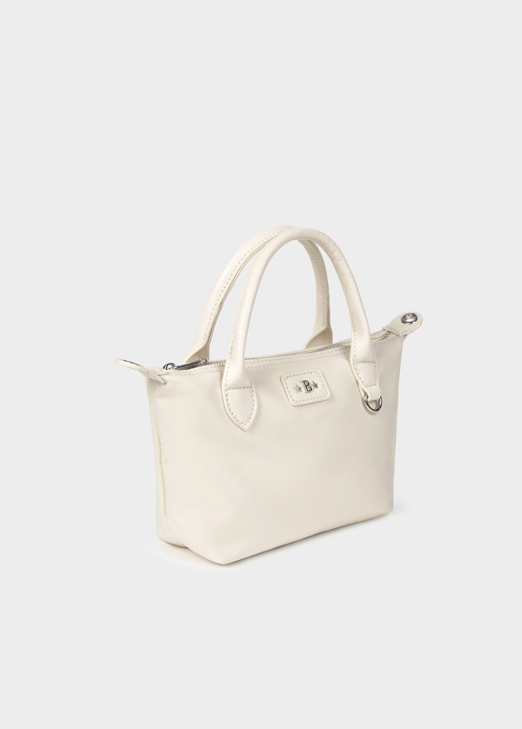Mini nylon shopper bag