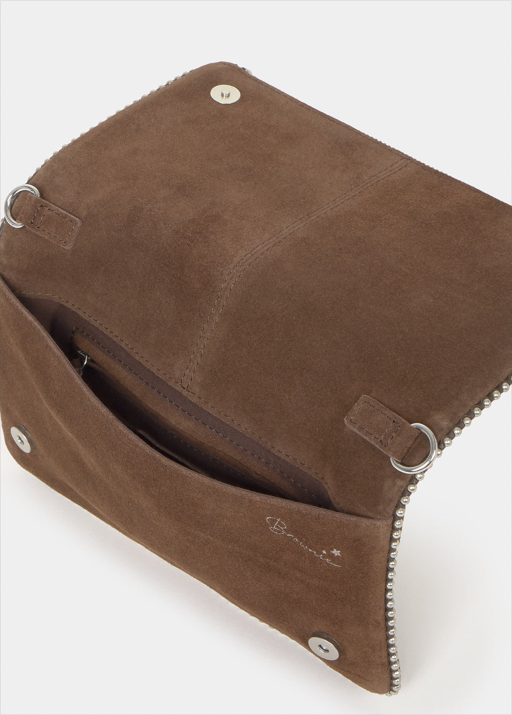 Tas met klep en bolletjes