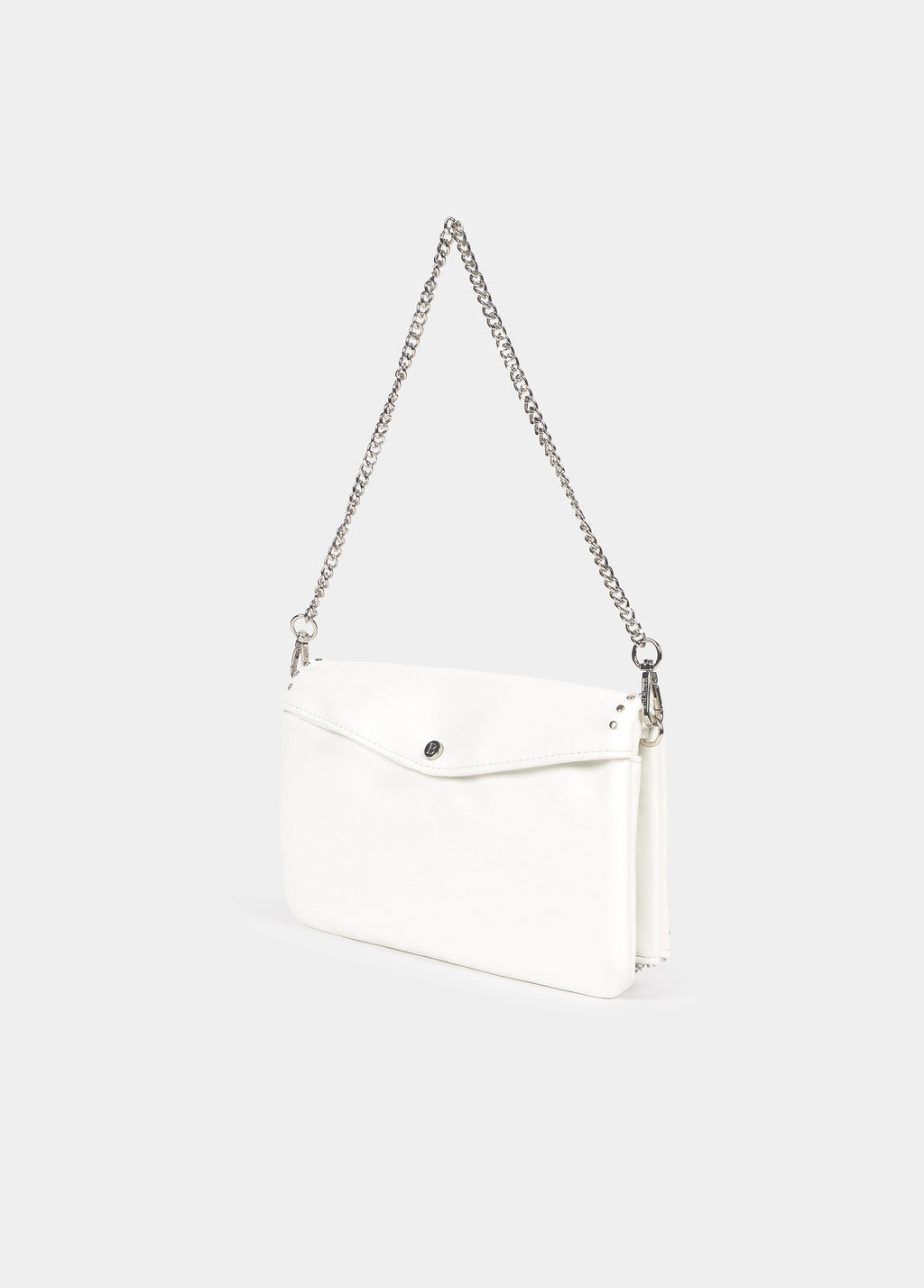 Studded flap bag