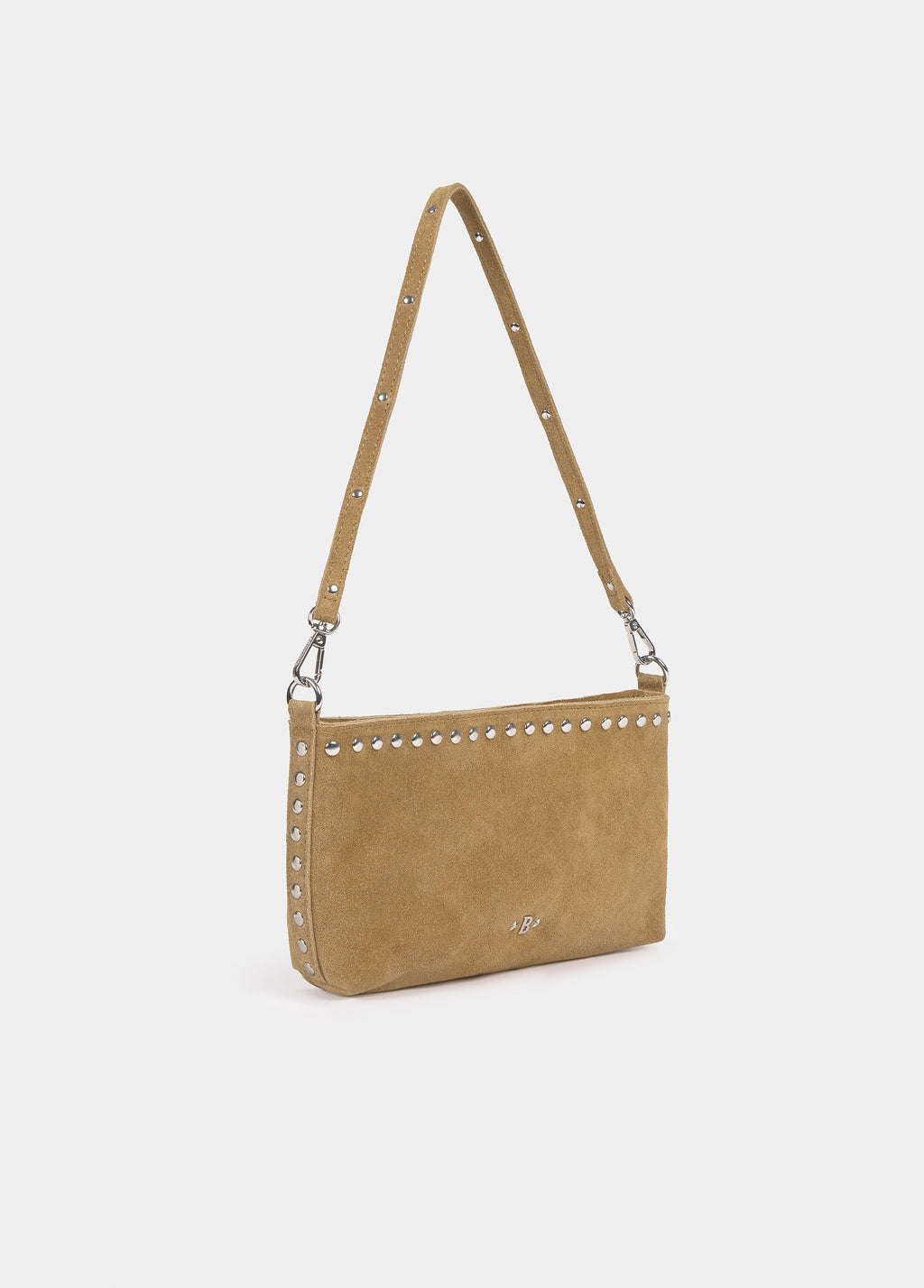 Leather studded bag