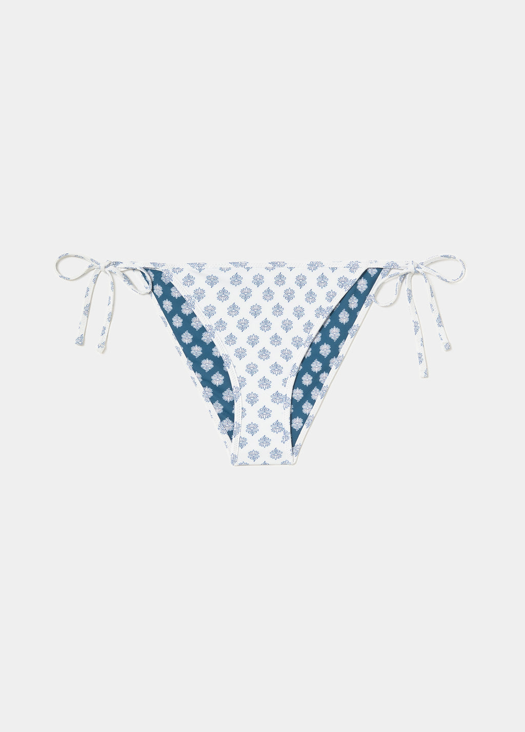 Culotte nouée réversible imprimée
