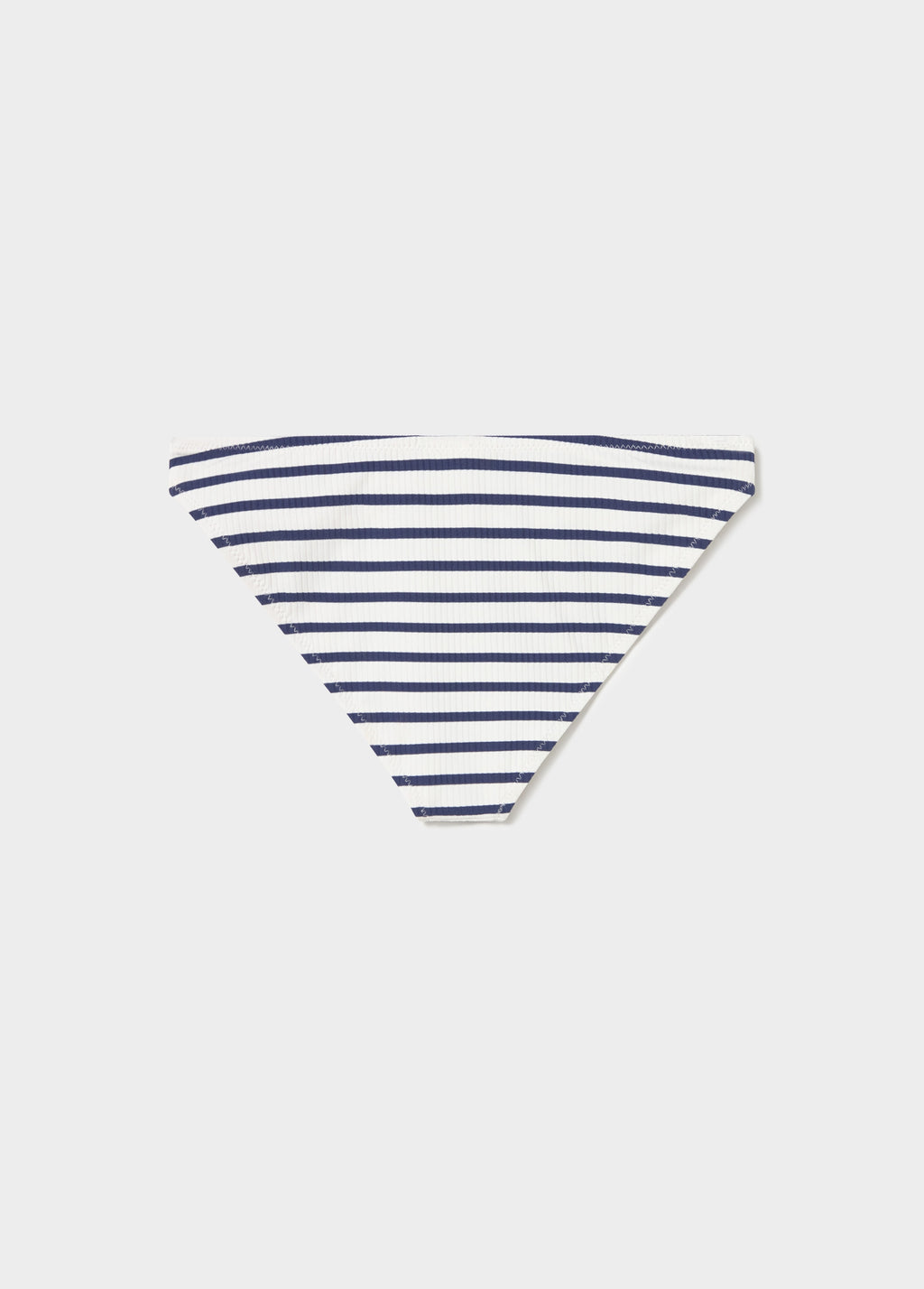 Bikinihose mit maritim gewebtem Streifen