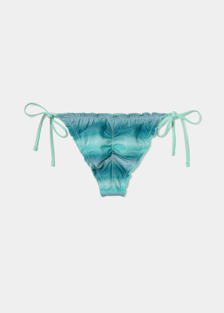 Gradient tied bow bikini bottoms