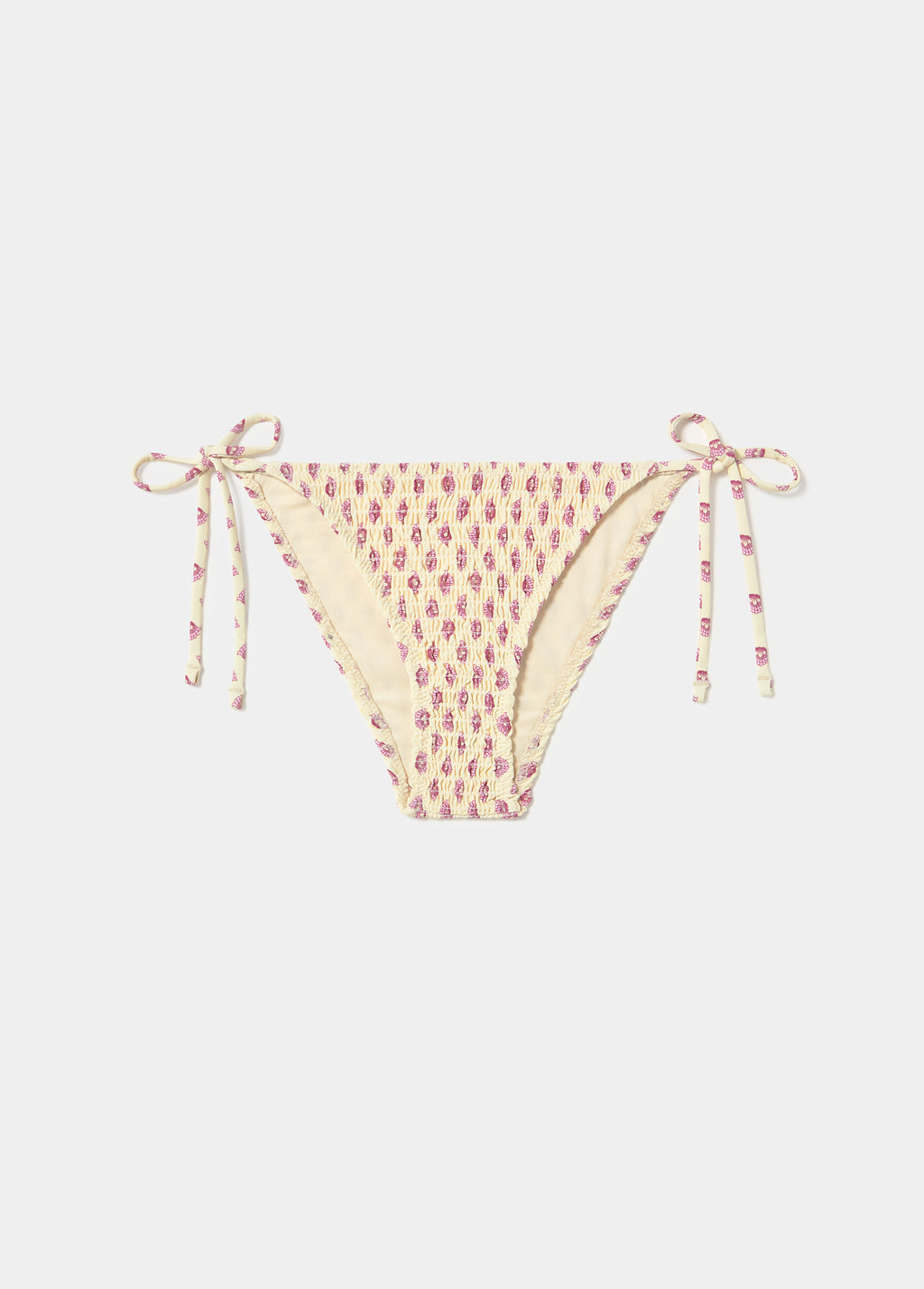 Printed smocked panties