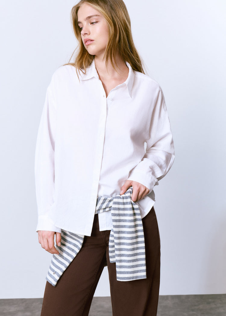 Camicia basica liscia