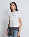 Camiseta logo glitter