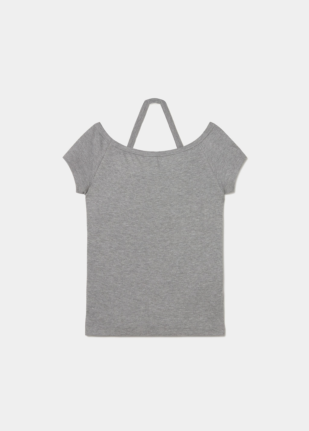 Double halter effect t-shirt
