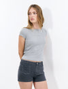 Double halter effect t-shirt