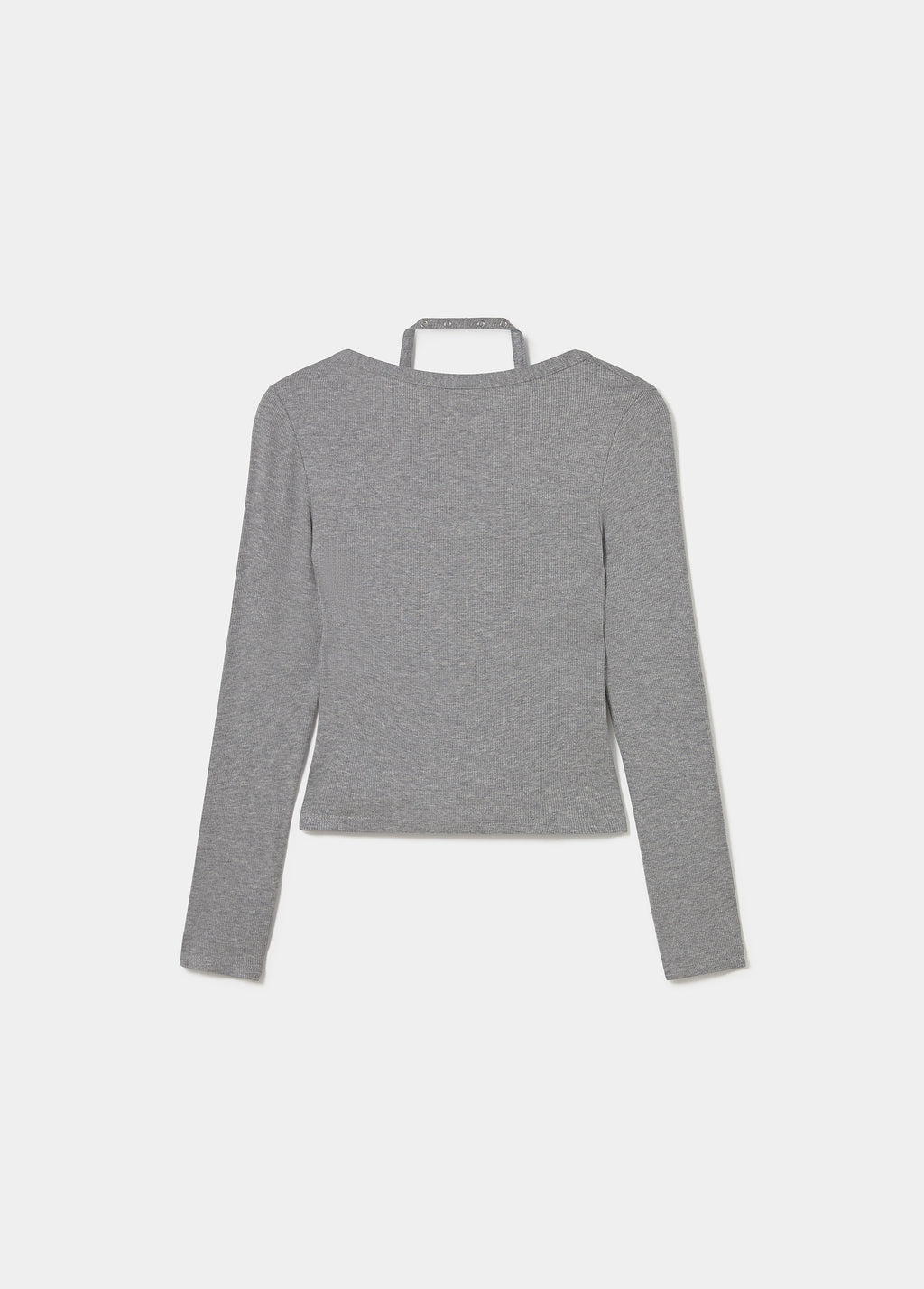 Double-effect studded t-shirt