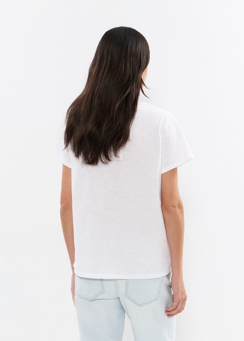 Katoenen T-shirt met knopen