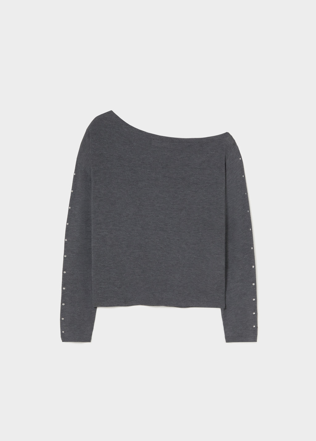 Long sleeve T-shirt with studs