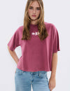 Camiseta print estrellas espalda