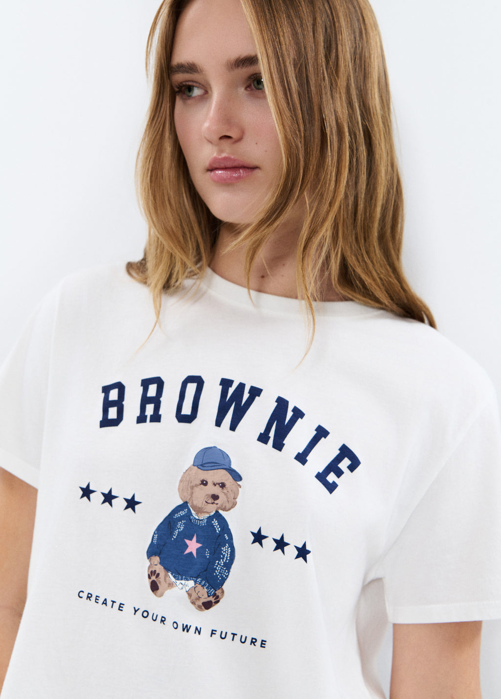 Puppy print t-shirt