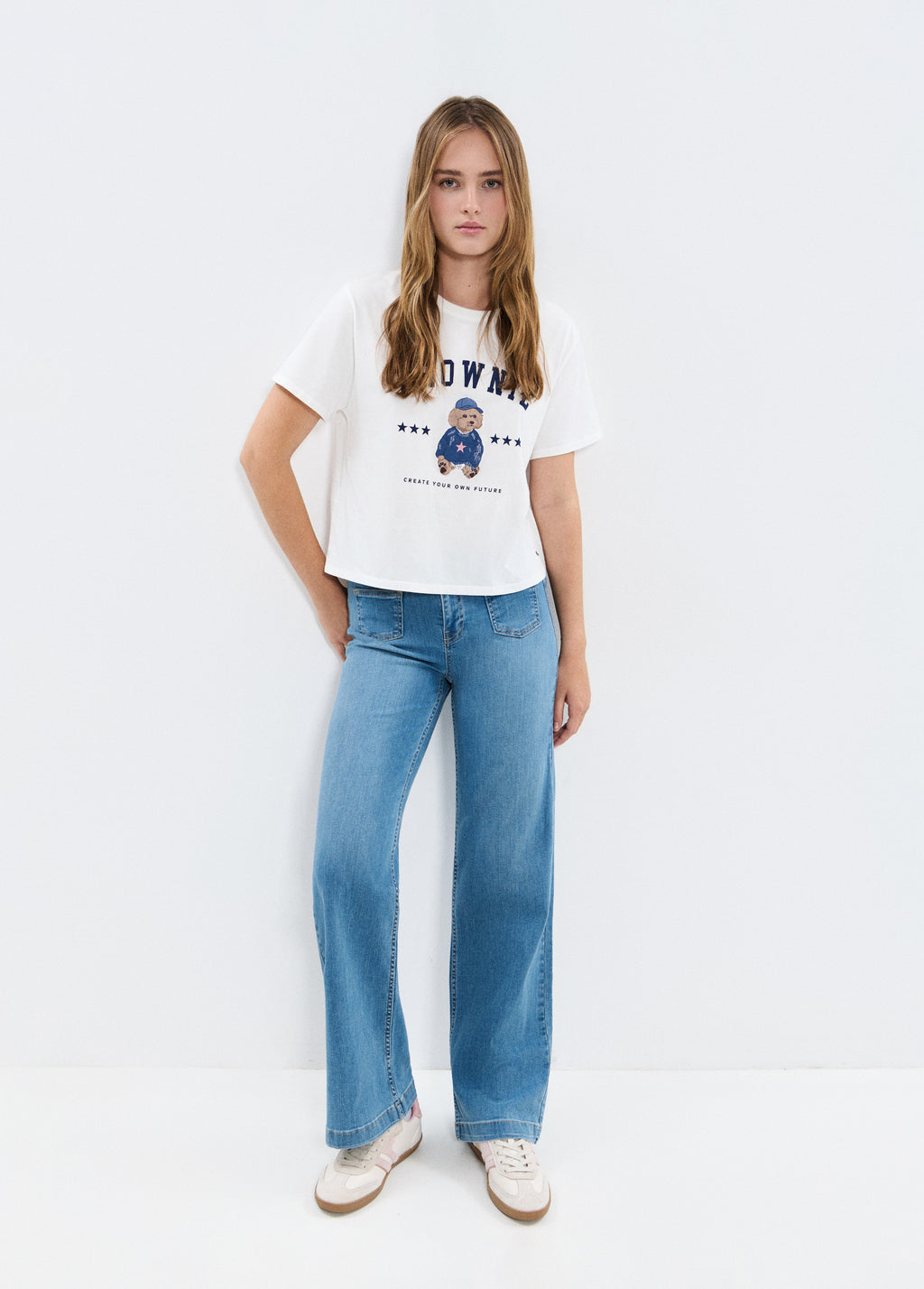 Puppy print t-shirt