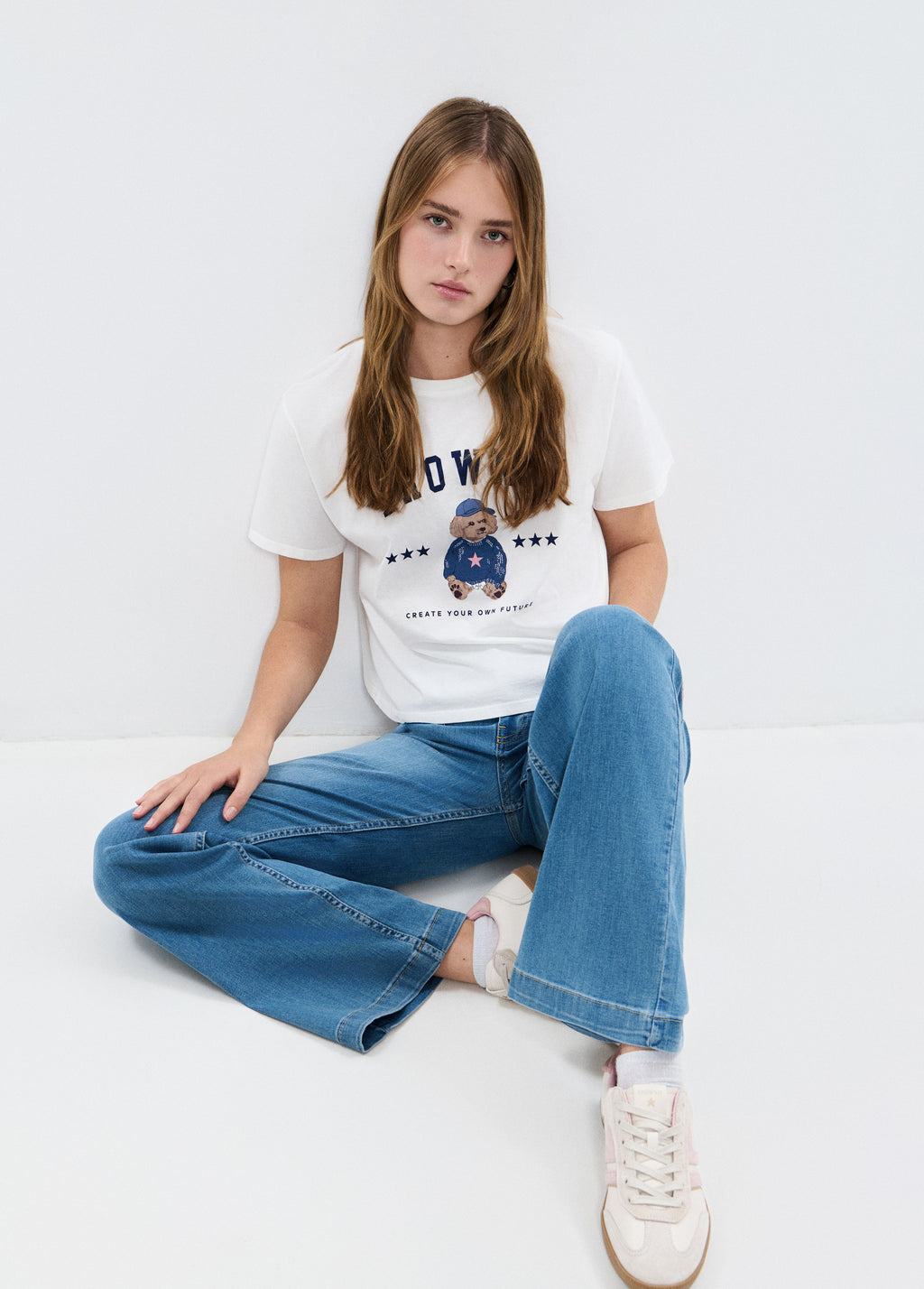 Puppy print t-shirt