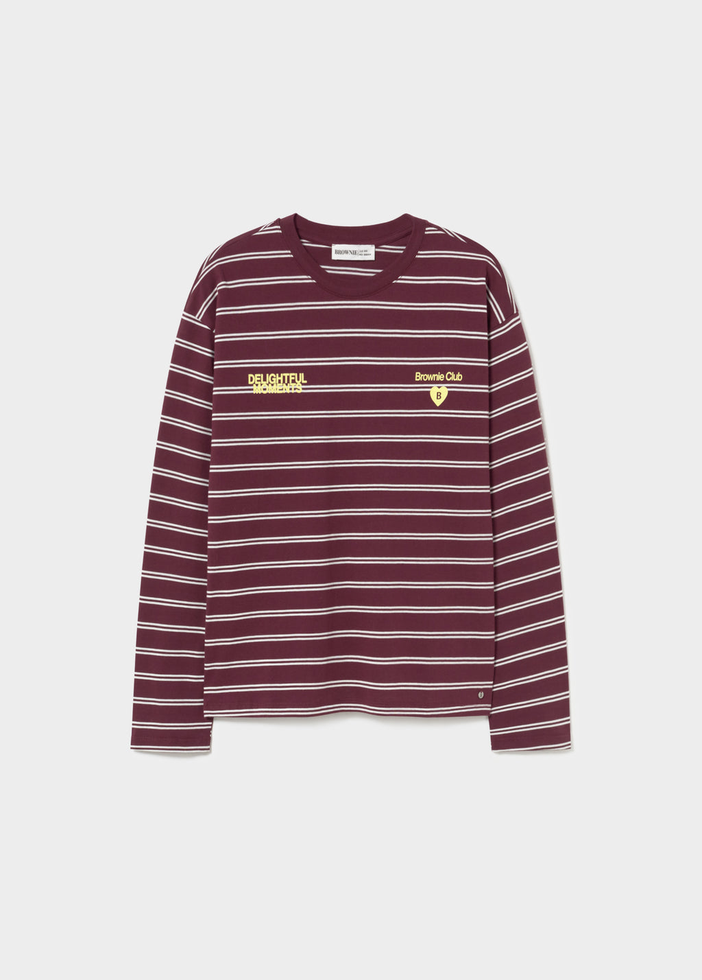 T-Shirt mit Streifen und Logo  