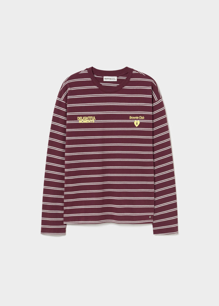 Striped logo T-shirt