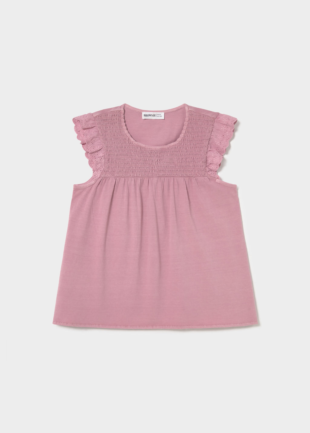 T-shirt smock brodé