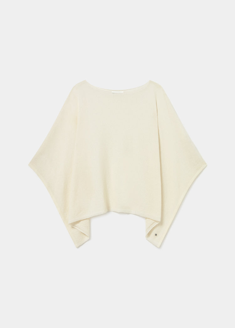 Fine knit cape