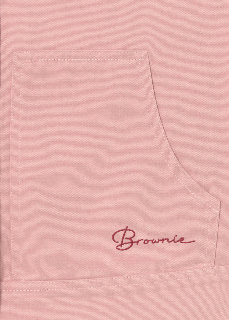Cotton jacket with striped elbow patches