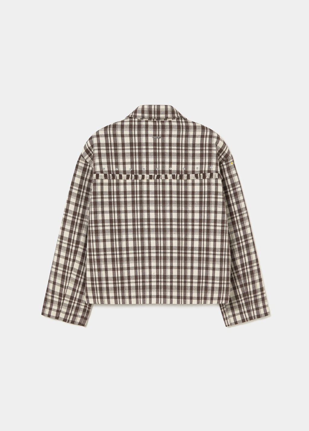 Short checkered jacket
