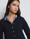 Basic knit jacket with buttons