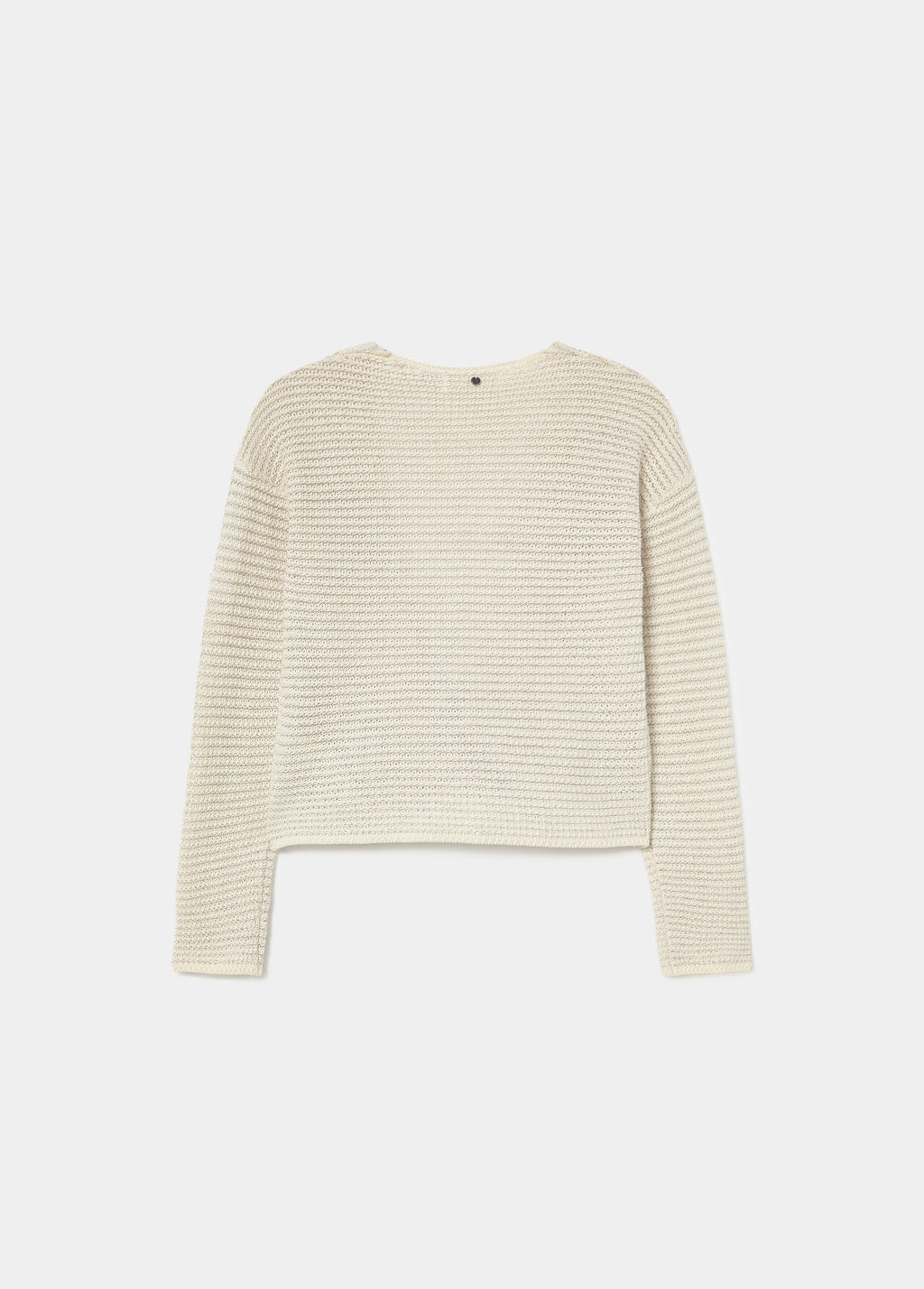 Crossed knit jacket