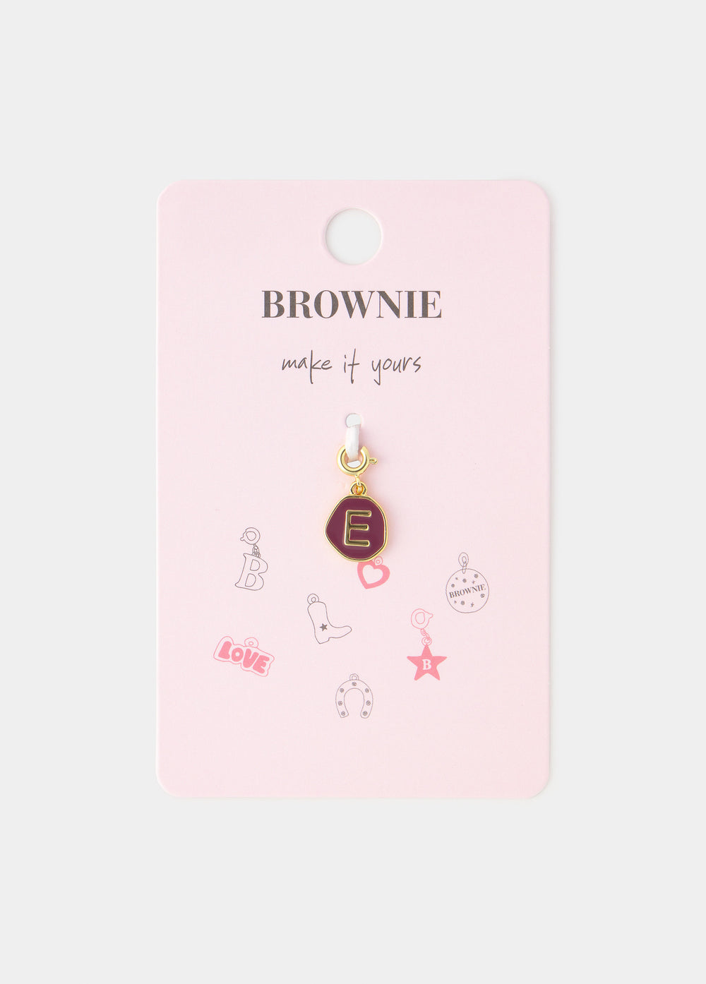 Charm mit Anfangsbuchstabe E  