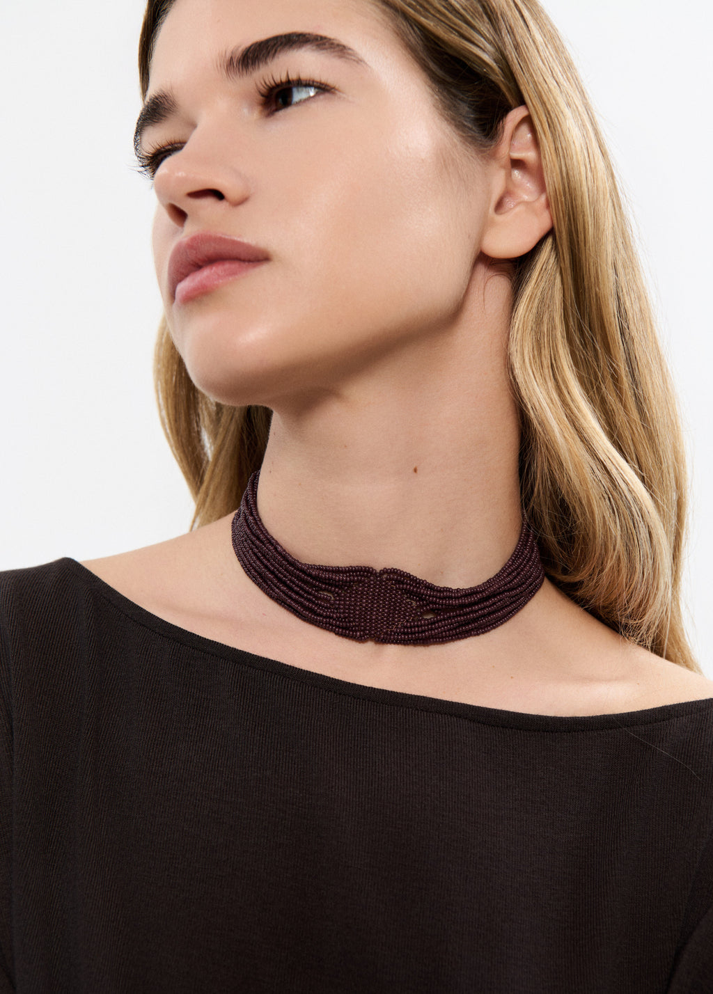 Minibead choker