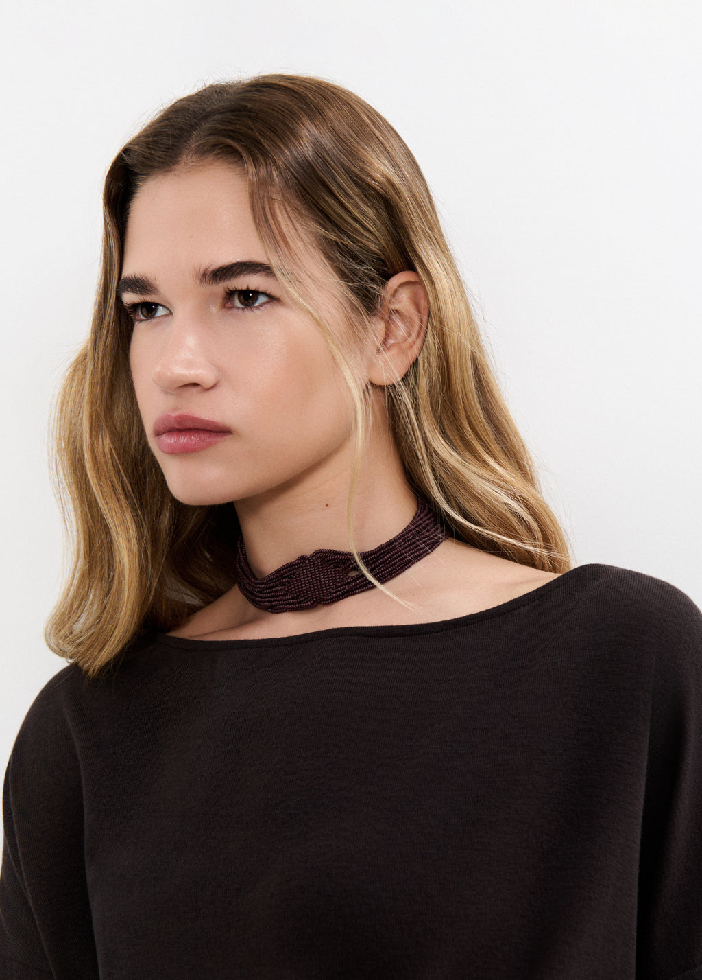 Minibead choker